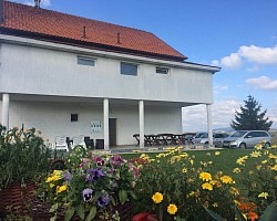 Suncano dvoriste za decu i velika livada Zlatiborski visovi - Vidikovac sa terase Zlatiborskih visova koji obuhvata planinske vence zapadne Srbije